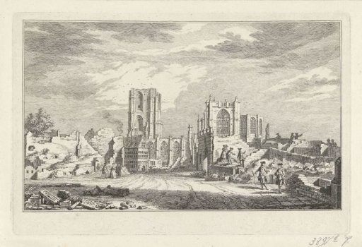 Ruin of the Great Church of Bergen op Zoom, 1748