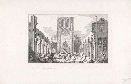 Ruin of the Great Church of Bergen op Zoom, 1748
