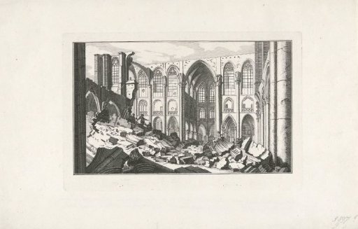 Ruin of the Great Church of Bergen op Zoom, 1748