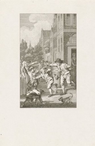 Plundering of the House of a French-Sympathizing Fishmonger in Deventer, 1747