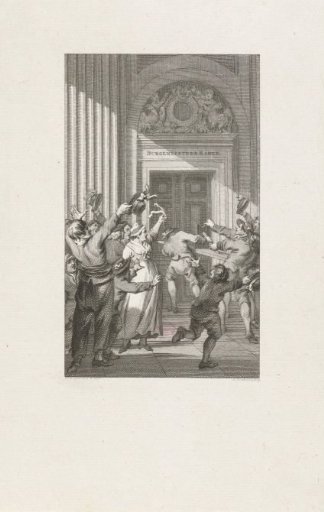 Storming of the Mayor's Chamber in the Amsterdam Town Hall, 1747
