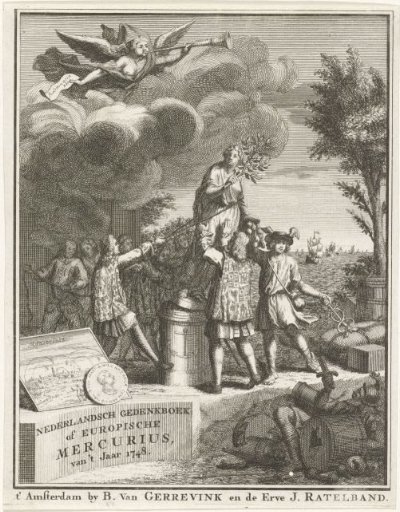 Title Page for the Europische Mercurius of 1748
