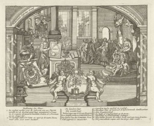 Allegory on the Birth of the Prince of Orange, 1748