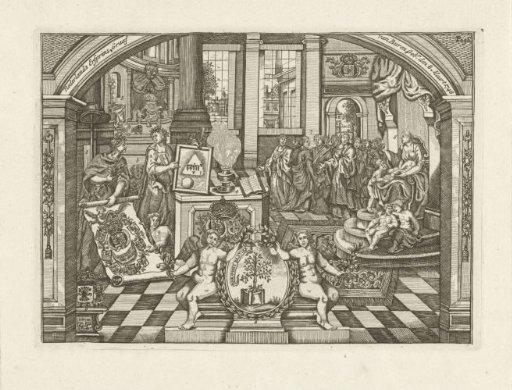 Allegory on the Birth of the Prince of Orange, 1748