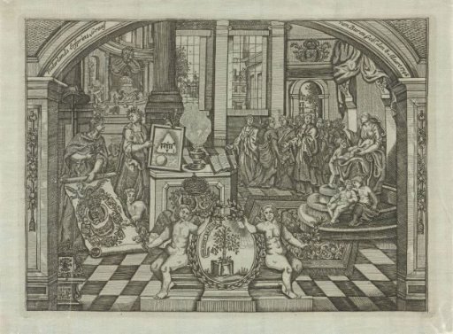 Allegory on the Birth of the Prince of Orange, 1748