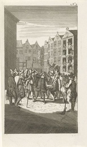 Riot and Plundering in Groningen, 1748