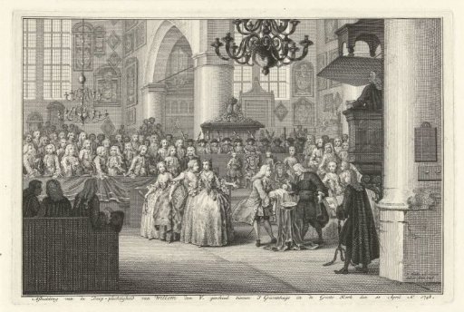 Baptism of Prince William V, 1748