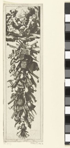 Trophy of musical and scientific instruments