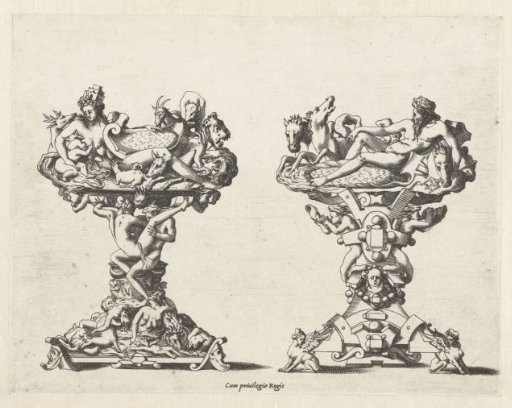 Two salt cellars