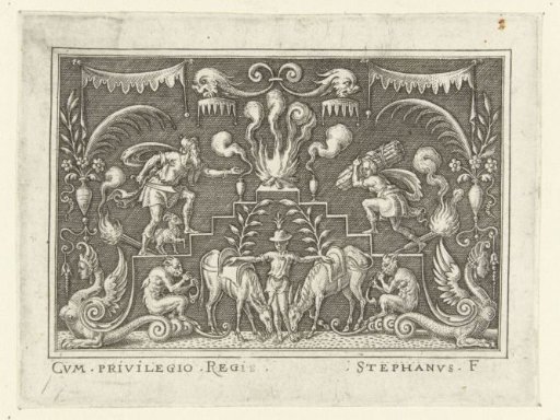 Abraham goes to sacrifice Isaac