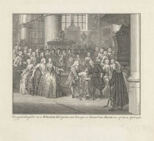 Baptism of Prince William V, 1748