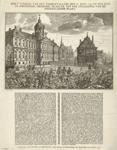 Executions and riot on the Dam, 1748