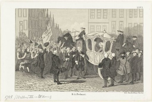 Arrival of William IV in Amsterdam, 1748