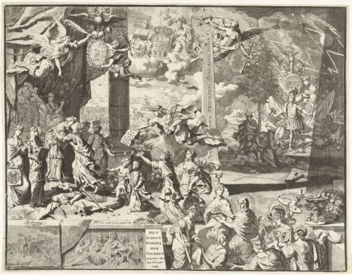 Allegory on the Peace of Aachen, 1748