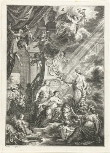 Allegory on the Peace of Aachen, 1748