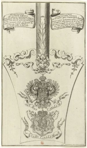 Silver spade with which Governor-General Charles Alexander drove the first spade into the ground for the new canal near Leuven, 1750