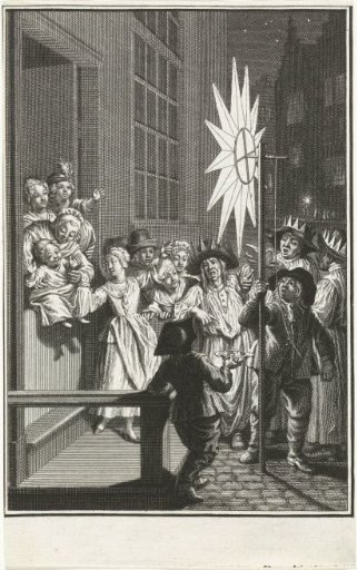 Dutch Customs with Three Kings, ca. 1750