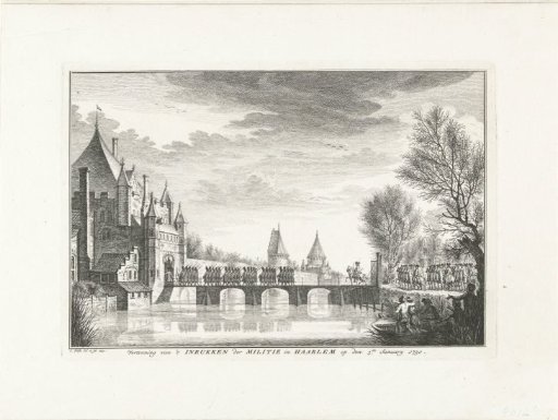 Militia entering Haarlem, 1750