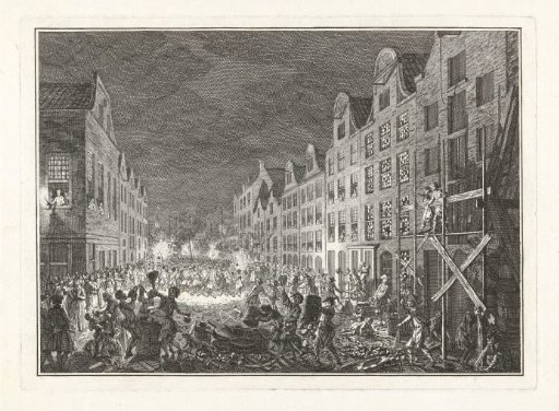 Plundering of the House of Wine Merchant Gerrit Hagedooren in Rotterdam, 1751