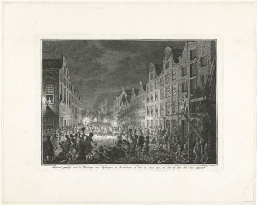Plundering of the House of Wine Merchant Gerrit Hagedooren in Rotterdam, 1751