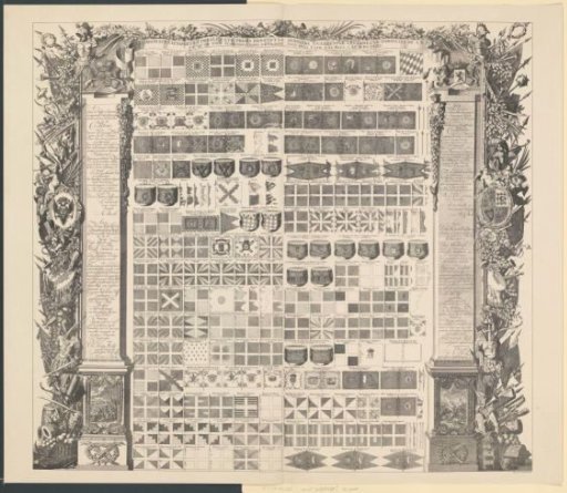 Flags, standards, and drums captured by the Dutch during the war, 1713