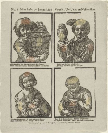 Here You Have, Young Lien, Birds, Owl, Cat, and Nest to See