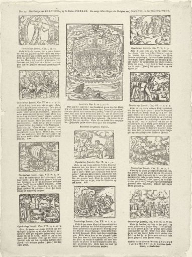 The Vision of Ezekiel, by the River Chebar. And Some Depictions of the Visions of John, on the Island of Patmos