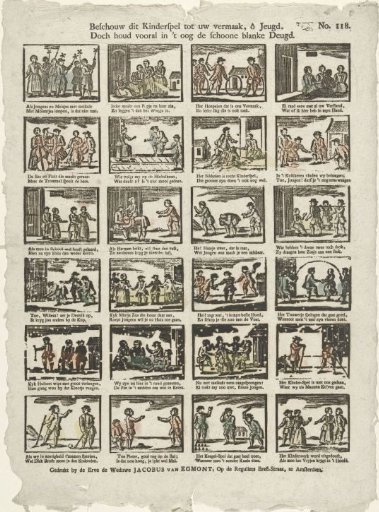 Consider this children's game for your amusement, O Youth / But Above All Keep in Mind the Beautiful, Spotless Virtue