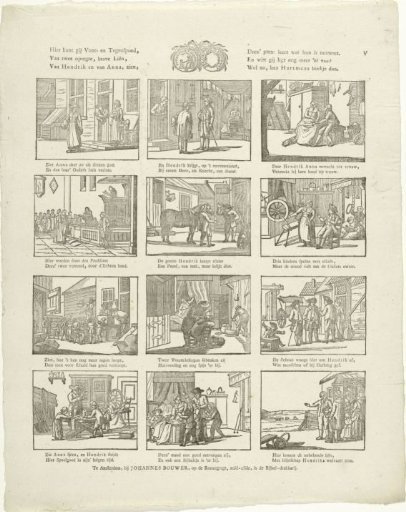 Here you may see good and bad fortune, / Of two honest, brave Lien (...)