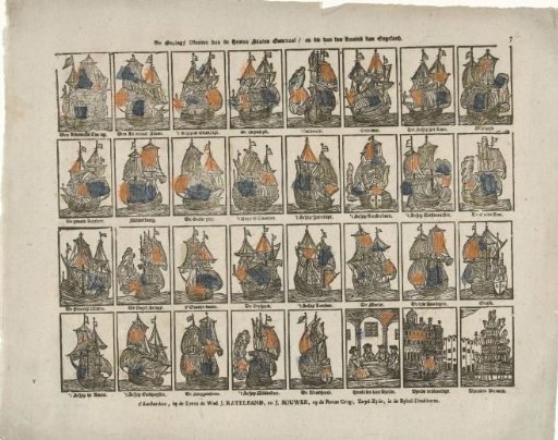The Naval Fleets of the Lords States General / and Those of the King of England