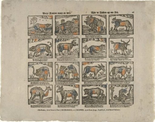 These Prints Are Pretty and Well / There Are Sixteen on One Sheet