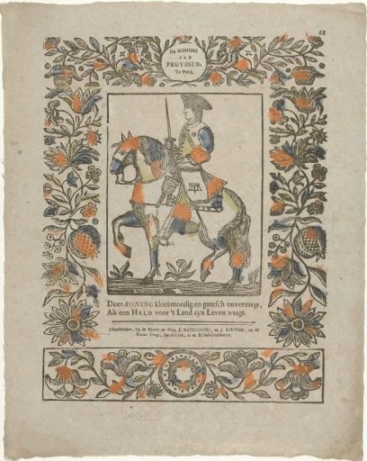 The King of Prussia, on horseback