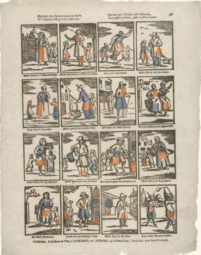 Here one sees fools great and small, / In the Lazarus House for everyone, / Who wishes to associate with fools, / Let folly stand, go learn wisdom