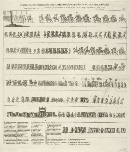 Funeral Procession of William IV, 1752