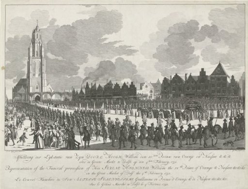 Funeral procession of William IV, 1752, plate 41