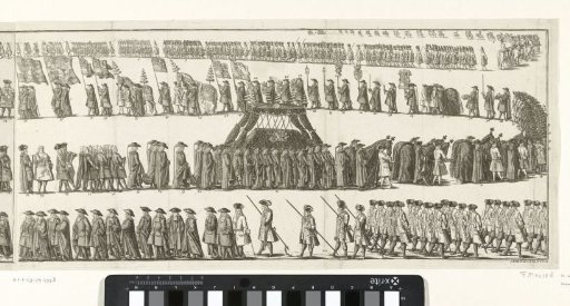 Funeral Procession of William IV (right sheet), 1752