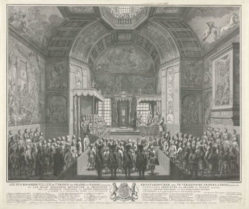 Inauguration of Prince William V as Knight of the Order of the Garter, 1752
