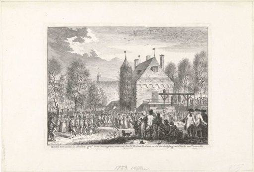 Transfer of two prisoners to the military court, 1753