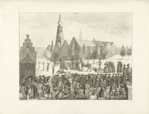 Funeral of Daniël Raap, 1754