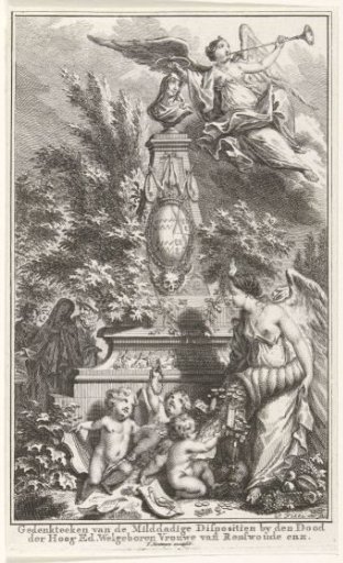 Allegory on the Death of Maria Duyst van Voorhout, 1754