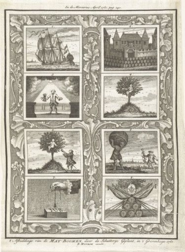 Maypole Planted by the Hague Civic Guard, 1762