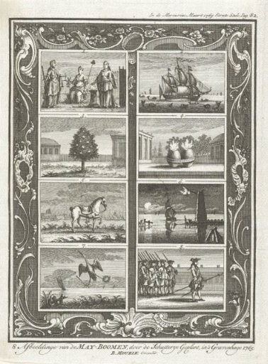 Maypole Planted by the Hague Civic Guard, 1765