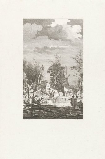Ruin of the Sollenburg Gunpowder Factory after the Explosion on August 14, 1758