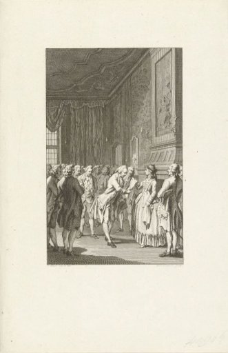 Dutch Merchants Present a Petition to Princess Anna Regarding English Attacks, 1758