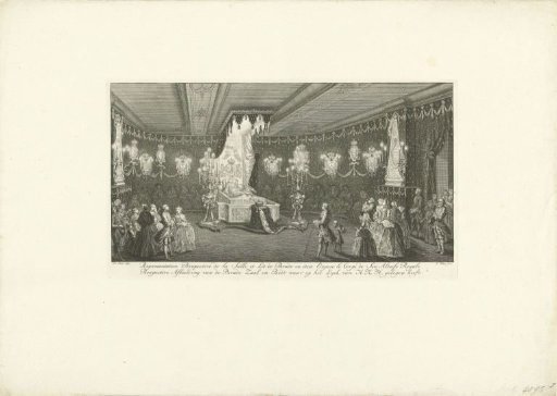 Hall with the State Bed of Princess Anna, 1759