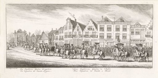 Funeral Procession of Princess Anna, 1759, Plate 1