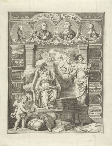Allegory on the life of Princess Anna, ca. 1759