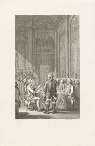 Ludwig Ernst, Duke of Brunswick, Swears the Oath as Field Marshal, 1759