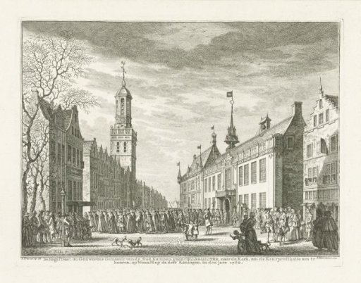 The Magistrate of Kampen on the Way to the Sermon, 1760