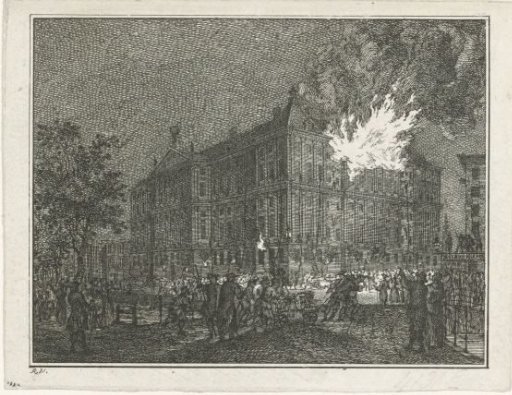 Fire in the Amsterdam Town Hall, 1762